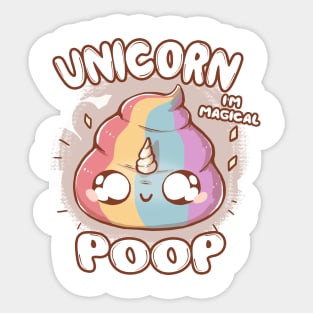 Unicorn Poop Sticker